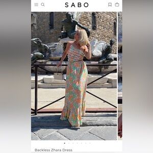 Sabo skirt - backless zhara dress size XS never worn tags attached